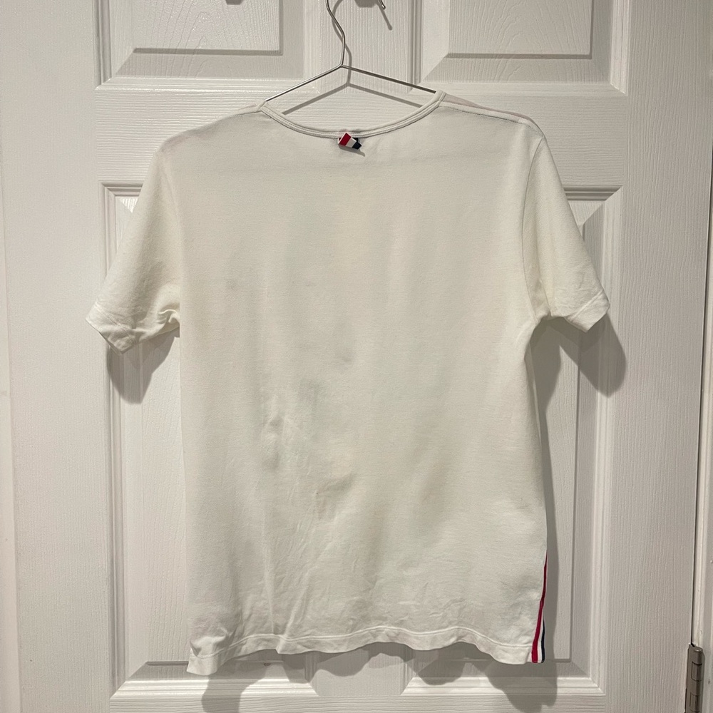 Thom Browne Ivory Tee with Tricolor Pocket - Picture 4 of 4